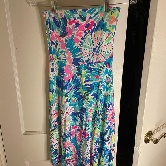 Lilly Pulitzer Dresses & Skirts - LILLY PULITZER Loleta Dress Multi Dive In Strapless XXS